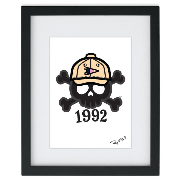 Skull and Bones 8x10 Picture (Black)